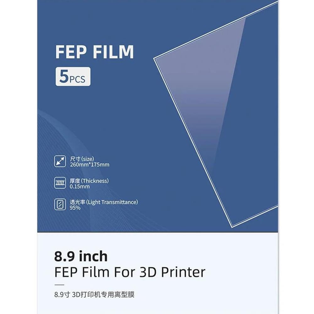 Anycubic FEP Film 8.9 260x175mm 15 mikron(5 Adet)