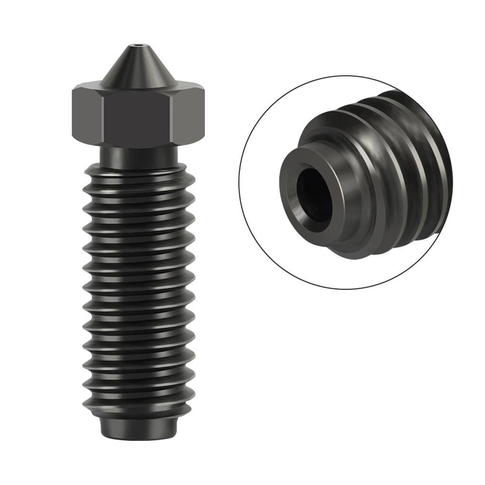 Anycubic Kobra 2-3 Pro-Plus-Max-Crator Uyumlu Sertleştirilmiş Çelik Nozzle(0.8mm)