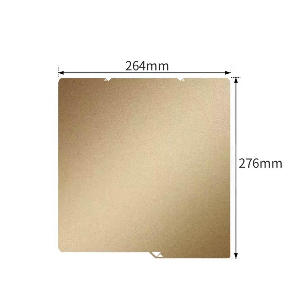 Anycubic Kobra S1 Çift Taraflı Pütürlü Pei Yay Çeliği Tabla-264x276mm