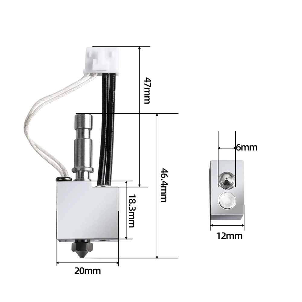 Anycubic Kobra S1 Hotend Seti-0.6mm(Sertleştirilmiş Çelik Nozzle)