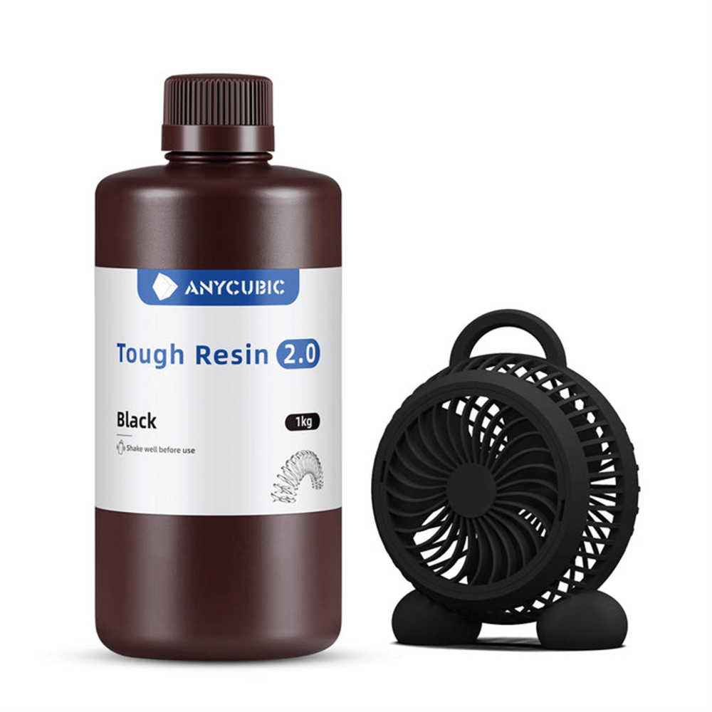 Anycubic UV Tough(Sert Esnek) Reçine 2.0 1Kg Siyah