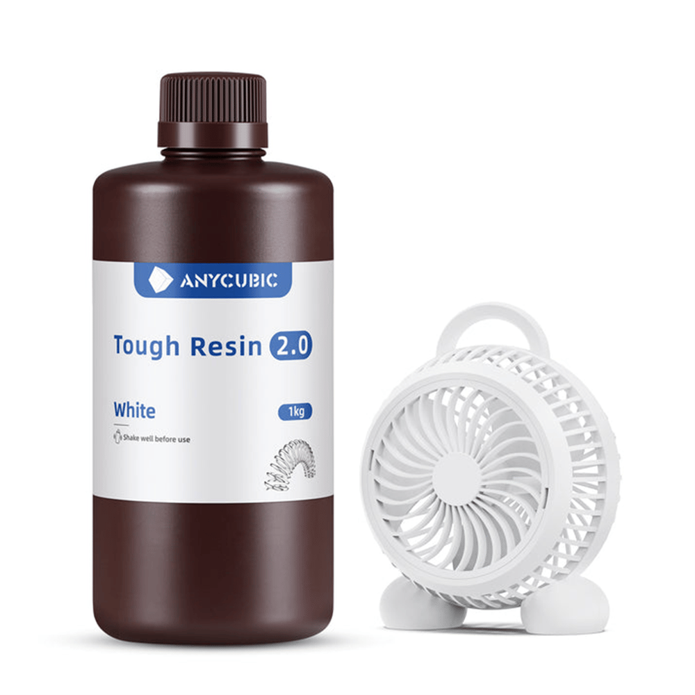 Anycubic UV Tough(Sert Esnek) Reçine 2.0 1Kg Beyaz