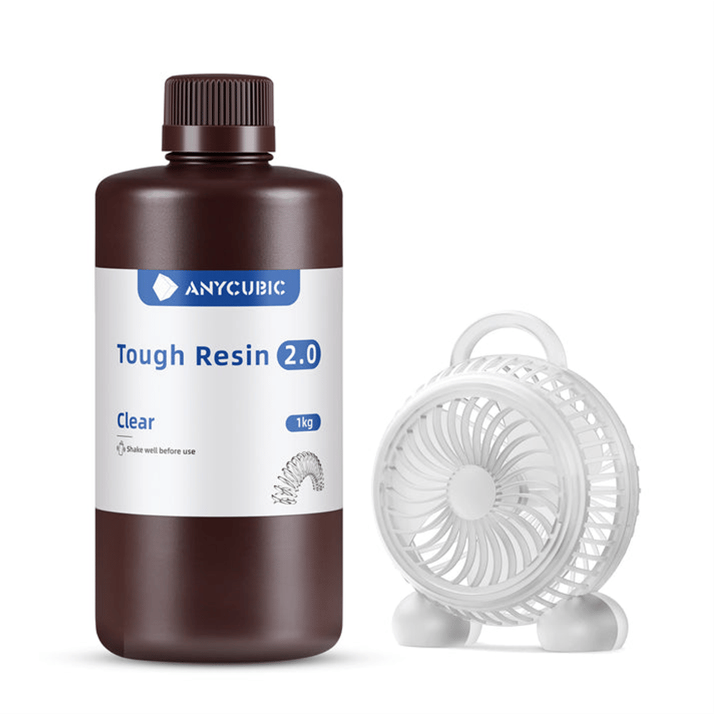 Anycubic UV Tough(Sert Esnek) Reçine 2.0 1Kg Şeffaf