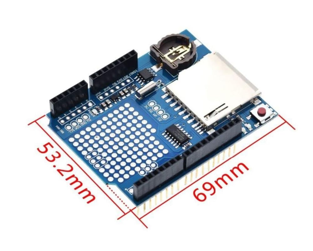 Arduino Data Logger Shield DS1307 (RTC + Sd Kart)