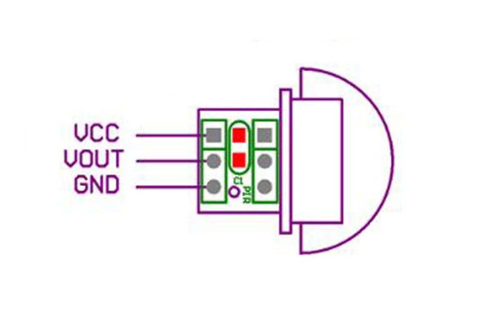 Arduino Hareket Sensörü - Mini PIR Dedektör Modülü - AM312 AS312