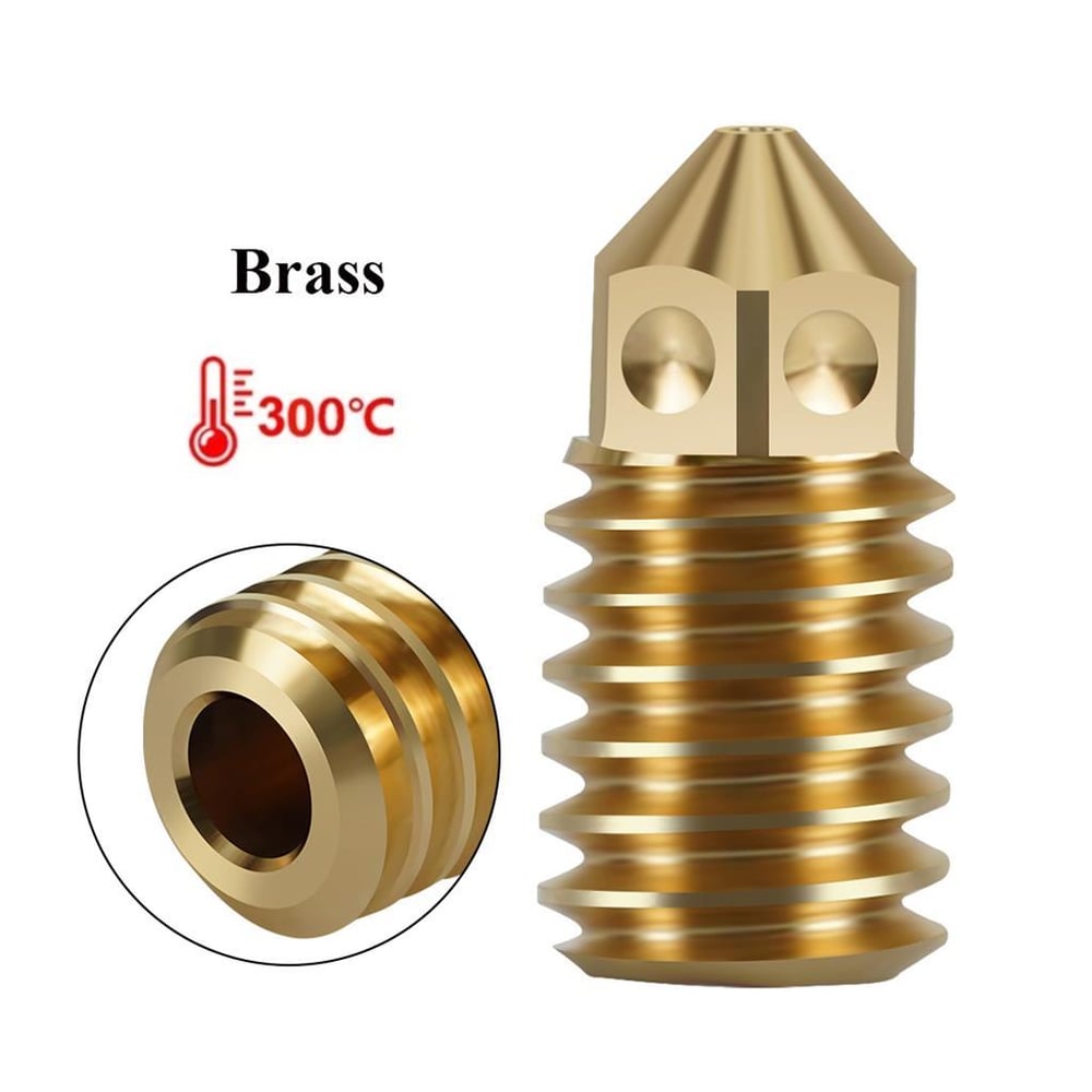 Bambu Lab A1-A1 Mini Pirinç Nozzle 500°C(0.8mm)