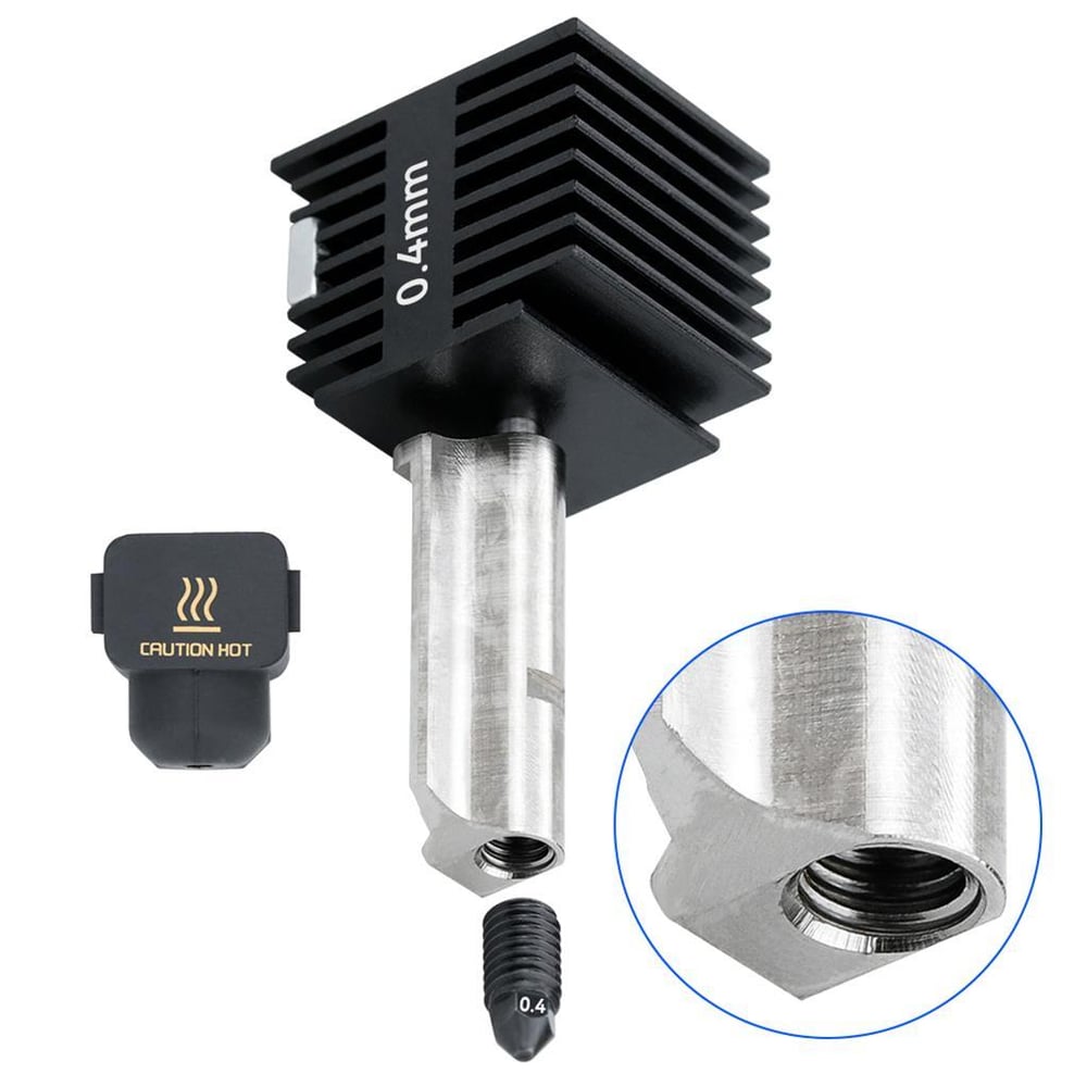Bambu Lab A1-A1 Mini Sertleştirilmiş Çelik Mekanik Hotend Kiti-0.8mm