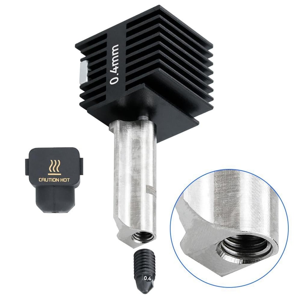 Bambu Lab A1-A1 Mini Sertleştirilmiş Çelik Mekanik Hotend Kiti-0.6mm