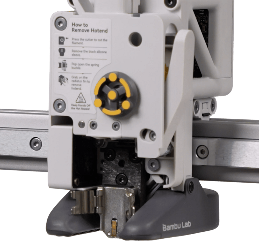 Bambu Lab A1-A1 Mini Uyumlu Hotend Isıtıcı Gövde Seti-Hotend Tutucu-FAH012
