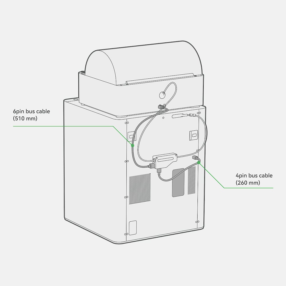 Bambu Lab AMS Bus Kablosu 6pin-1,5mt-CAB004