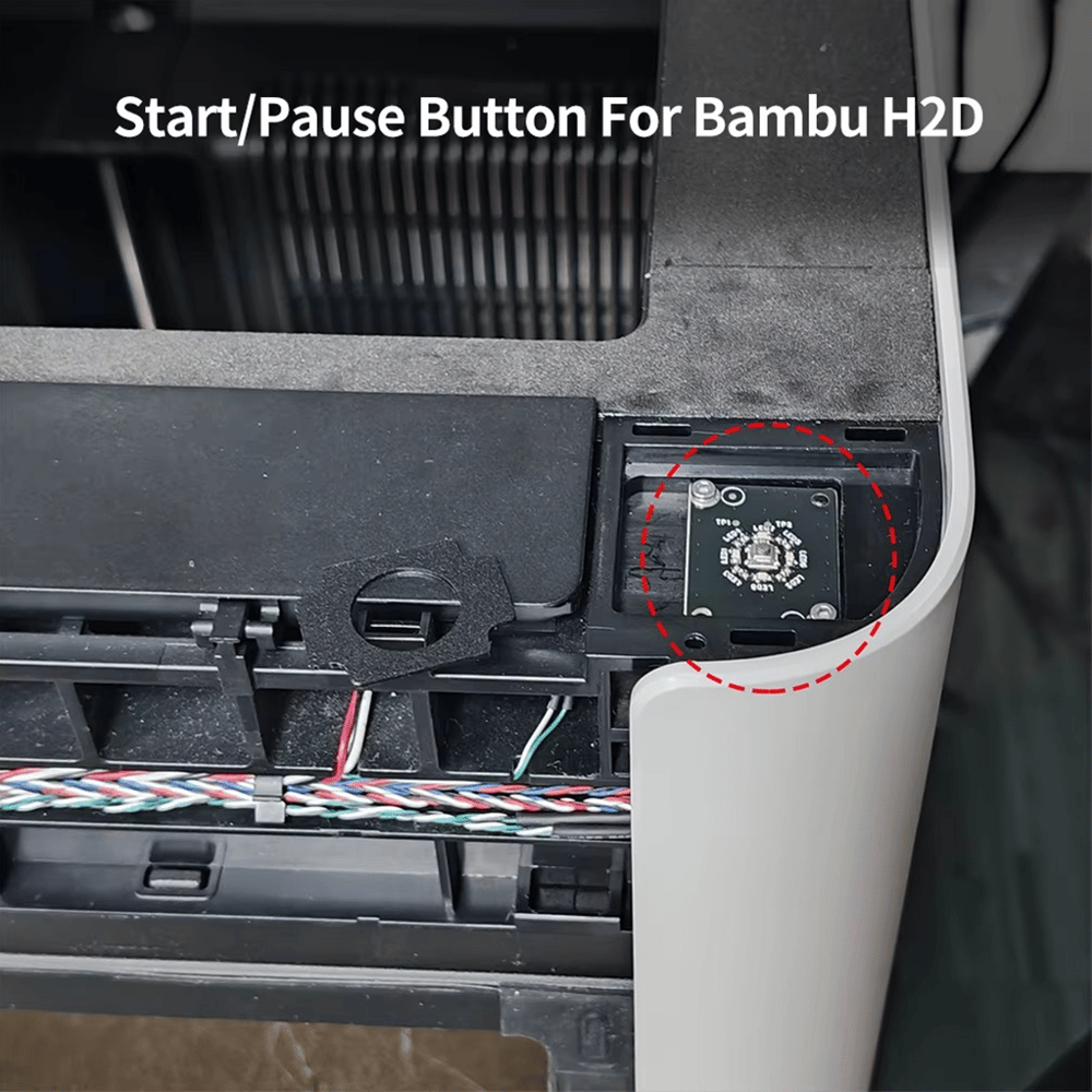 Bambu Lab H2 Serisi Uyumlu Başlatma-Duraklatma Butonu