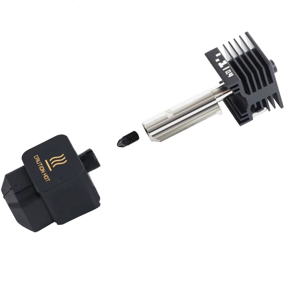 Bambu Lab H2D-H2S-P2S-A1-A1 Mini Sertleşleştirilmiş Çelik Mekanik Hotend Kiti-0.2mm