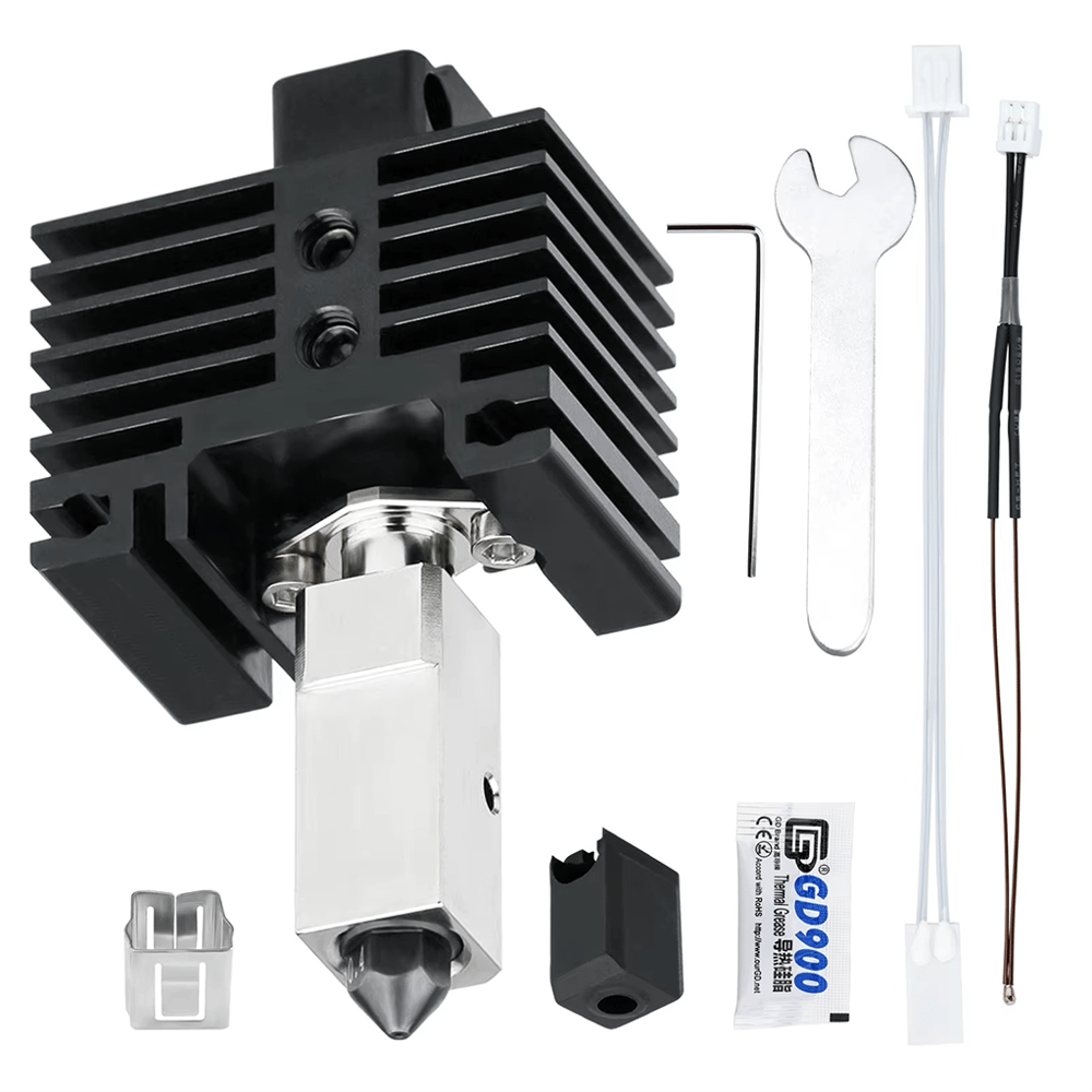 Bambu Lab X1-X1C Uyumlu Yükseltilmiş Hotend TZ V2.0 Bi Metal Heatbreak-Siyah