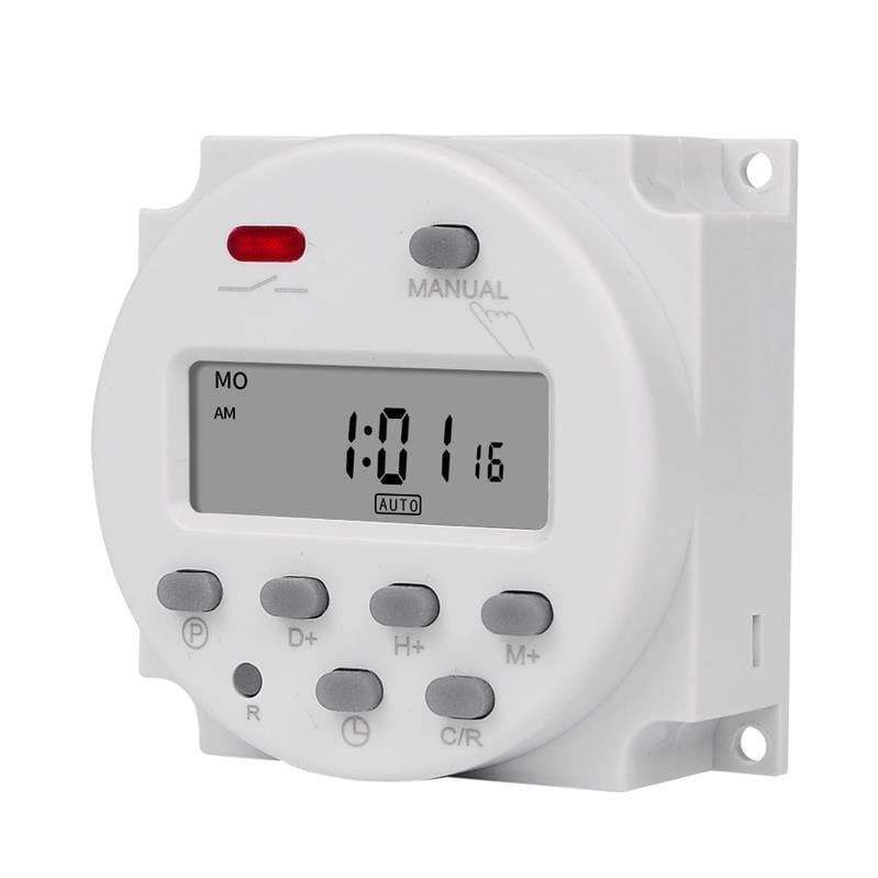 CN101A 24V DC-AC Programlanabilir Gecikmeli Zaman Ayarlı Haftalık Röle
