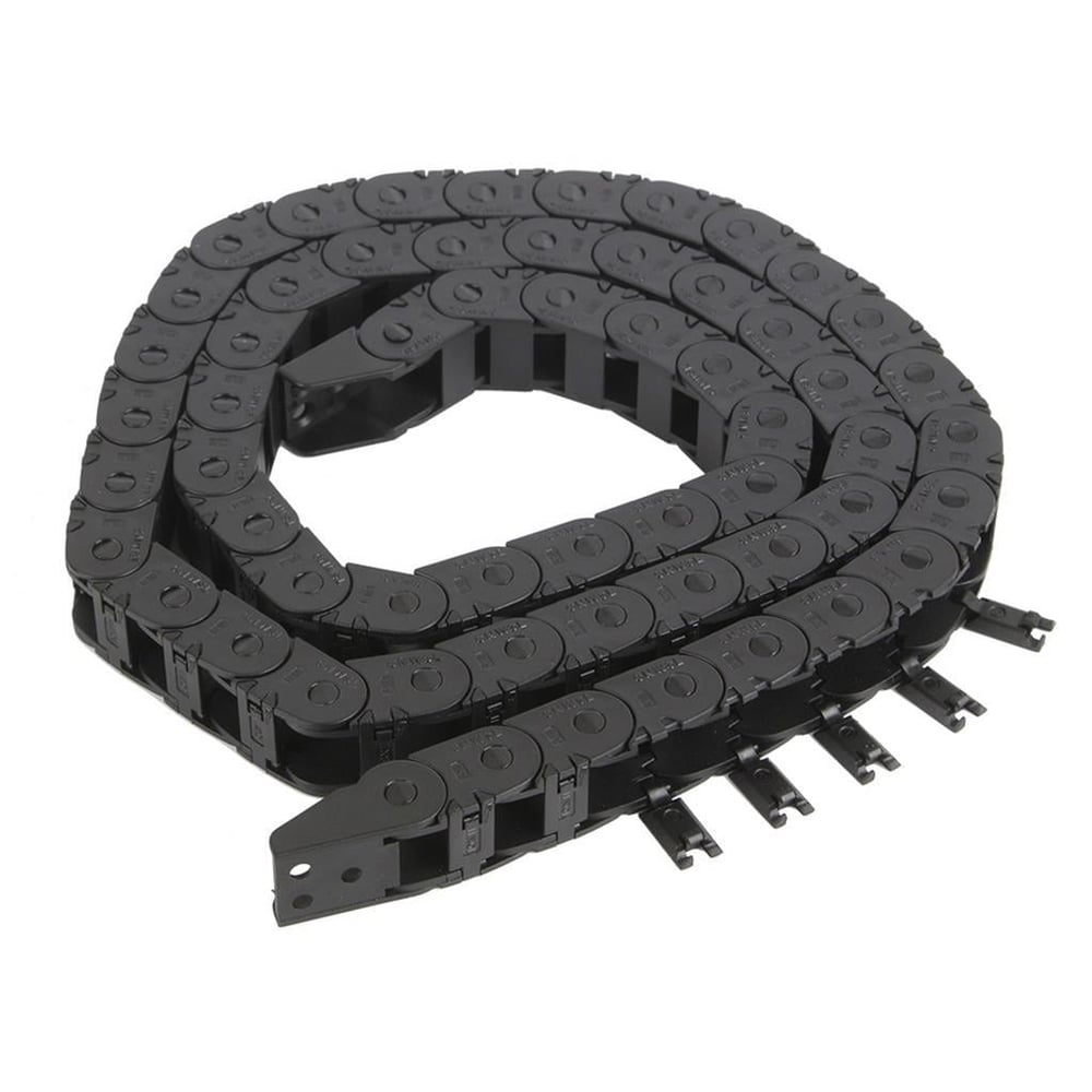 Cnc-3D Yazıcı Drag Zincir Kablo Taşıyıcı 1 Metre Kapaklı (10x15)