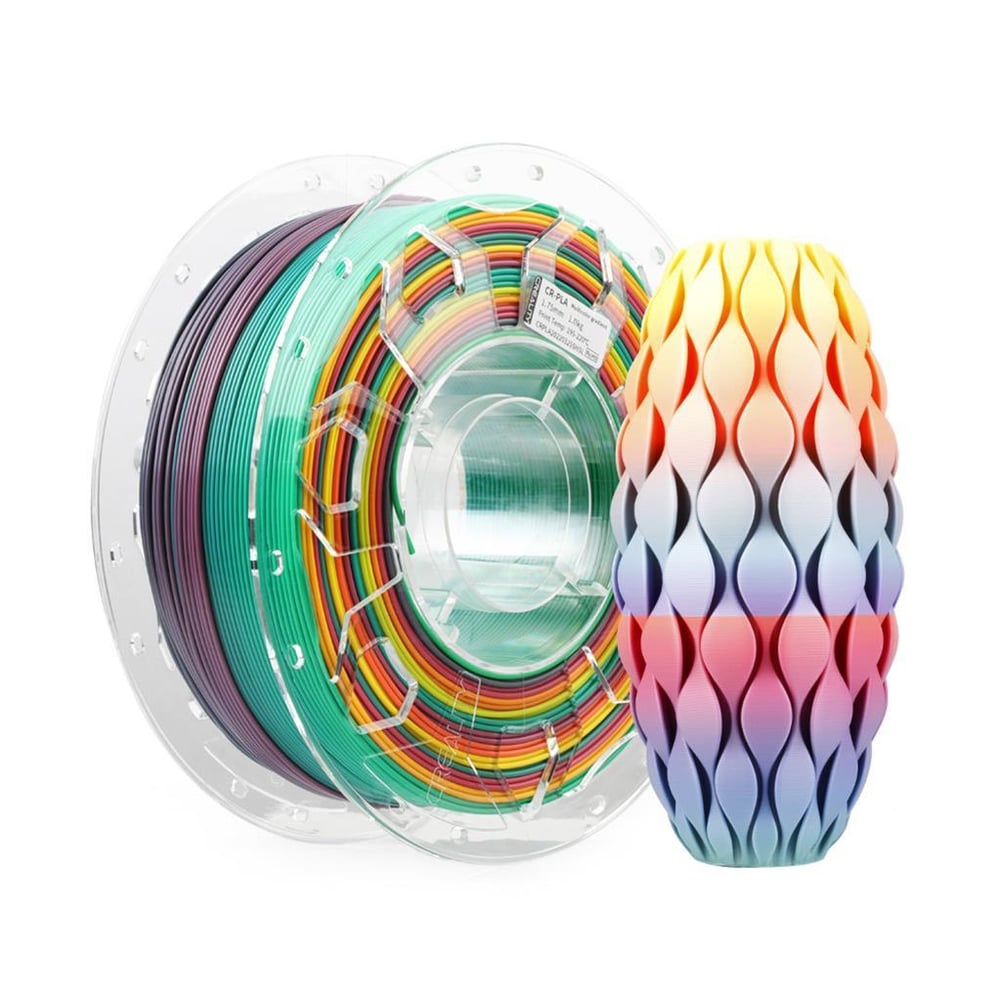 Creality CR-PLA Filament Rainbow 1.75mm 1Kg