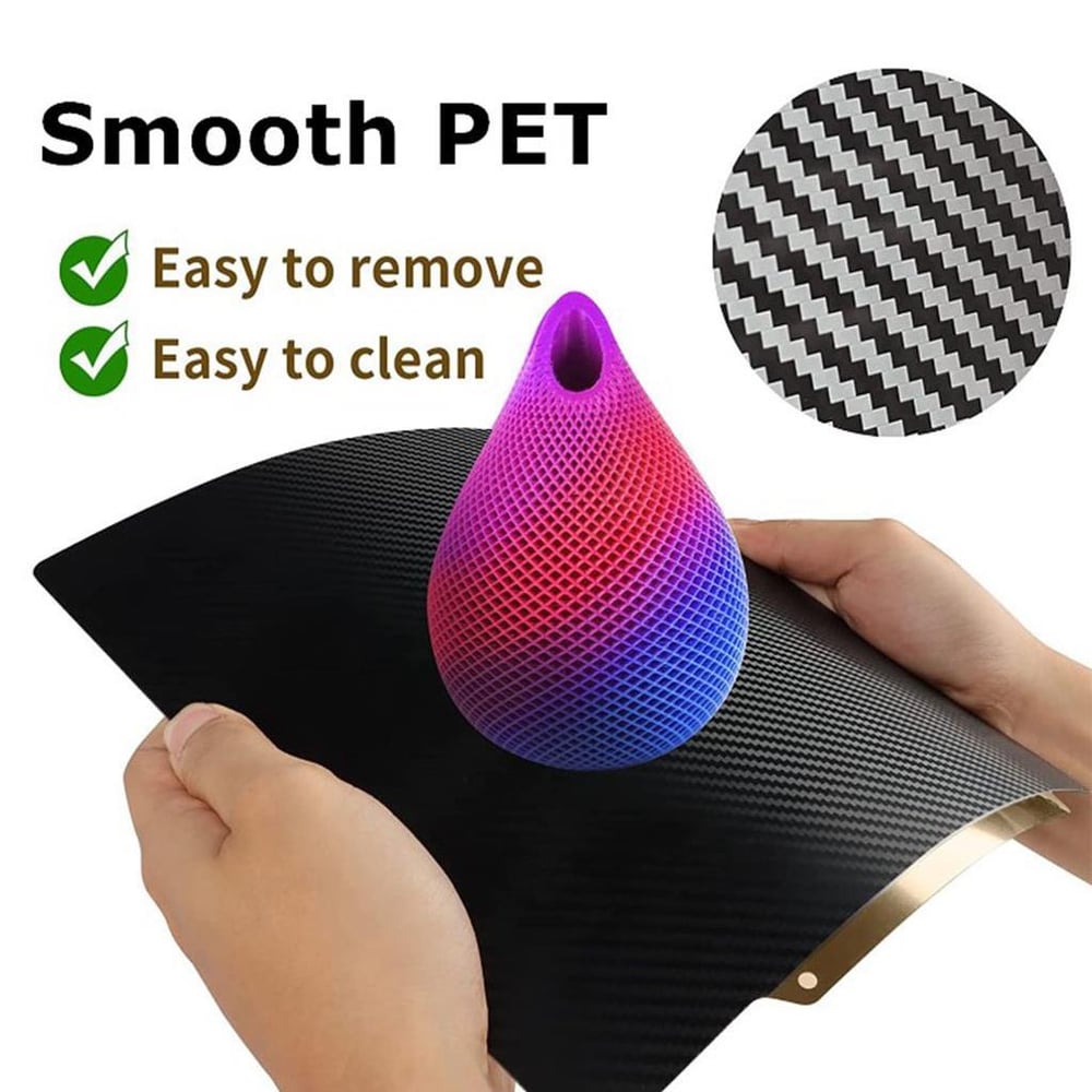 Creality Ender 3 V2 Çift Taraflı Pet-Pei Kaplı Yay Çeliği Tabla-235x235mm