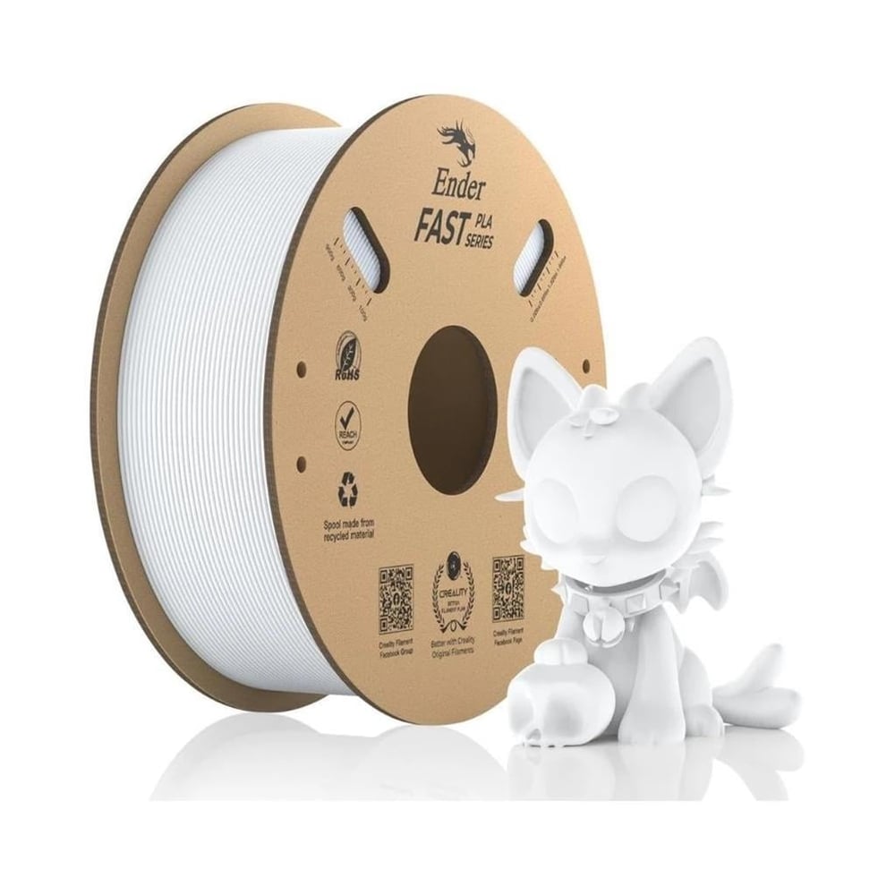Creality Ender Fast PLA Beyaz Filament 1.75mm 1Kg