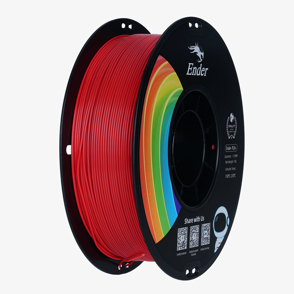 Creality Ender PLA+ Bayrak Kırmızı Filament 1.75mm 1Kg