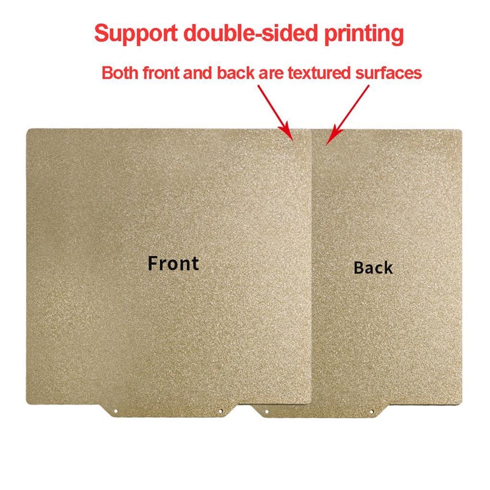 Creality Ender3 V2 Çift Taraflı Pütürlü Pei Kaplı Yay Çeliği Tabla-235x235mm