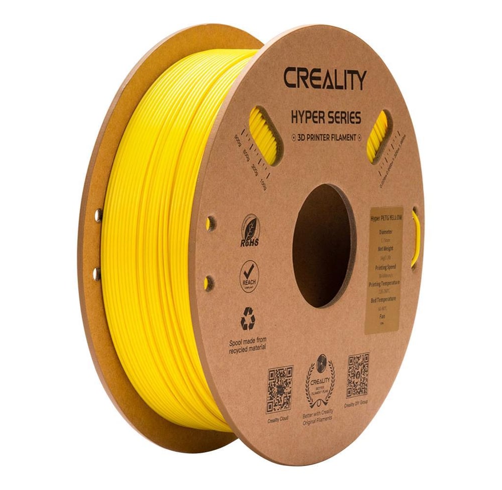 Creality Hyper PETG Sarı Filament 1.75mm 1Kg