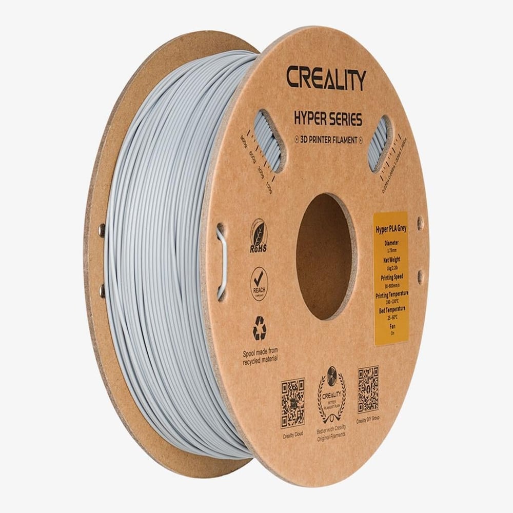 Creality Hyper PLA Gri Filament 1.75mm 1Kg