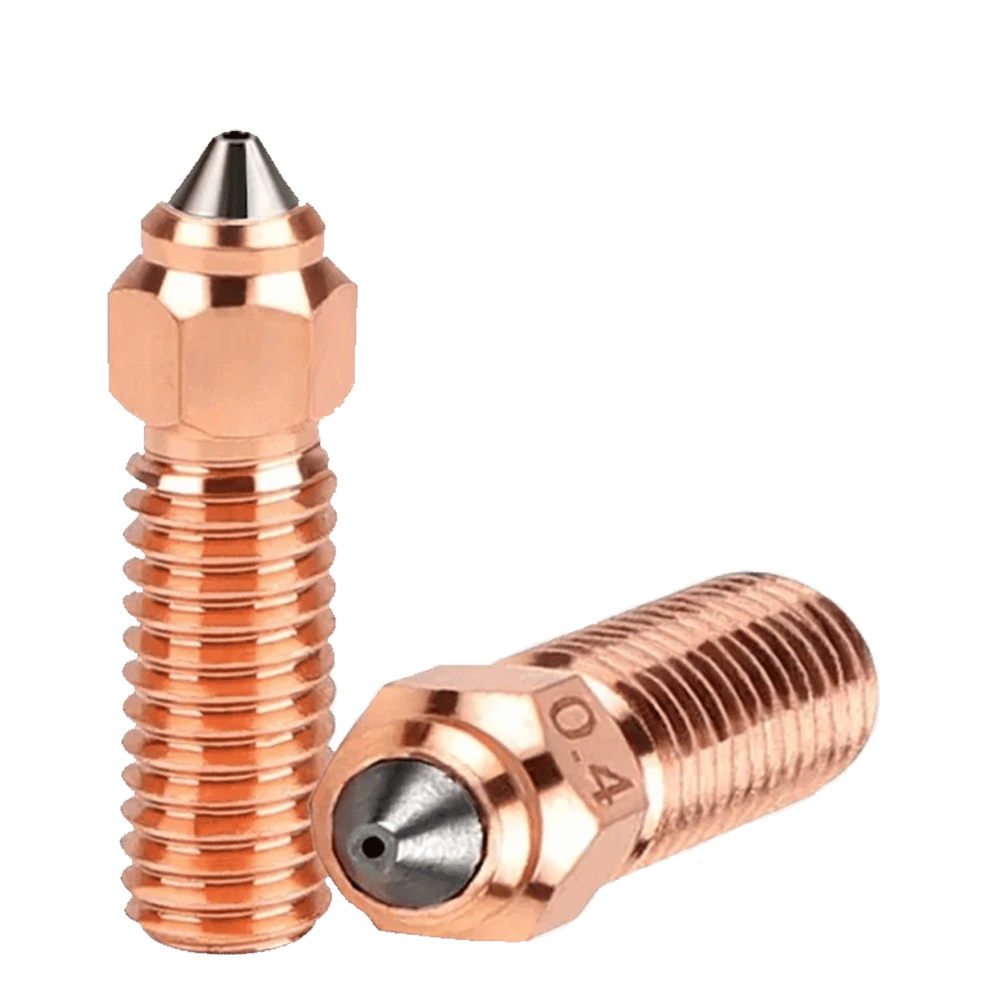 Creality K1-K1 Max-CR M4 Uyumlu Bi Metal Paslanmaz Çelik Uçlu Nozzle-Eski Versiyon(0.4mm)