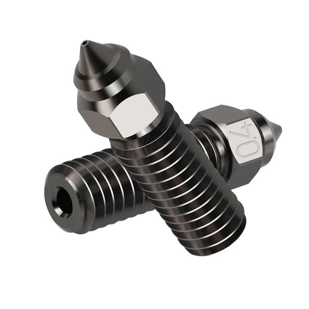 Creality K1-K1 Max-CR M4 Uyumlu Sertleştirilmiş Çelik Nozzle(0.2mm)