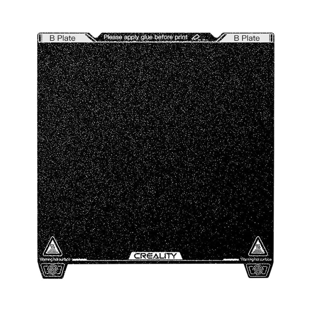 Creality K1 Pütürlü Pei Yay Çeliği-235x235mm+Manyetik Levha