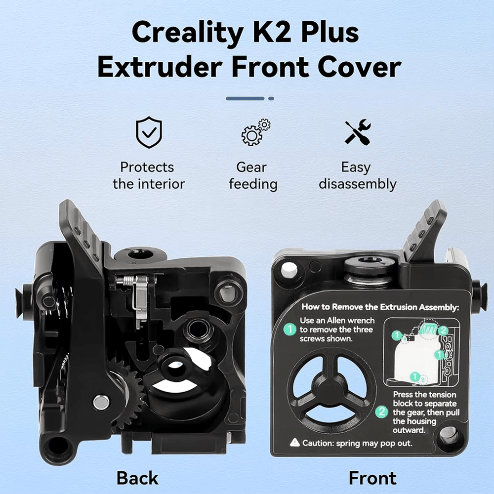 Creality K2-K2 Pro-K2 Plus Extruder Ön Kapak