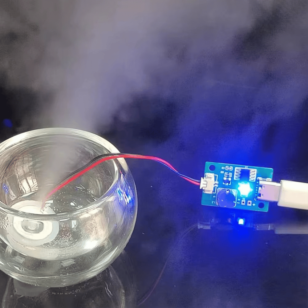 DC 5V Micro USB Ultrasonik Nem Buhar Yapıcı Modül-Kendin Yap Sprey Modülü