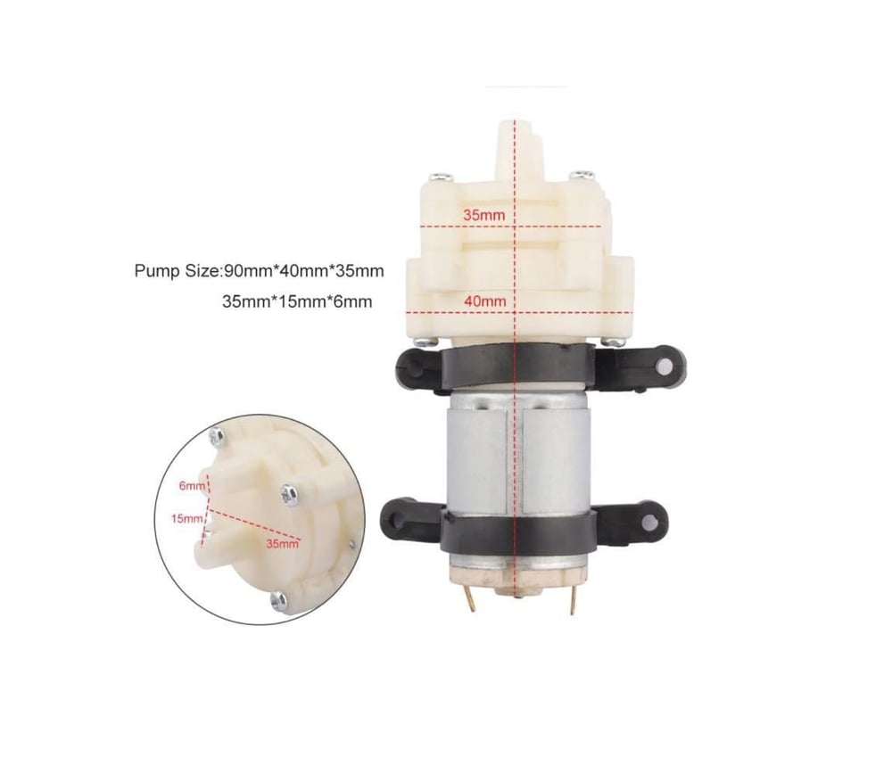 DC 6-12V Mini Su Pompası R385 Akvaryum Sera