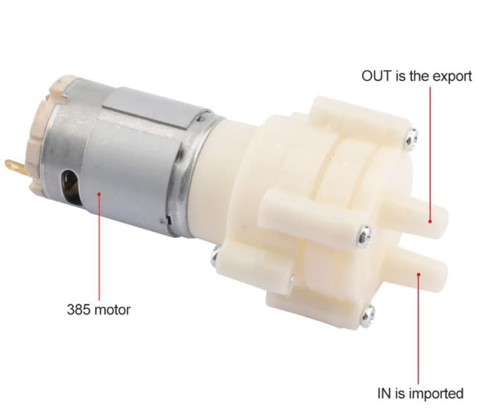 DC 6-12V Mini Su Pompası R385 Akvaryum Sera