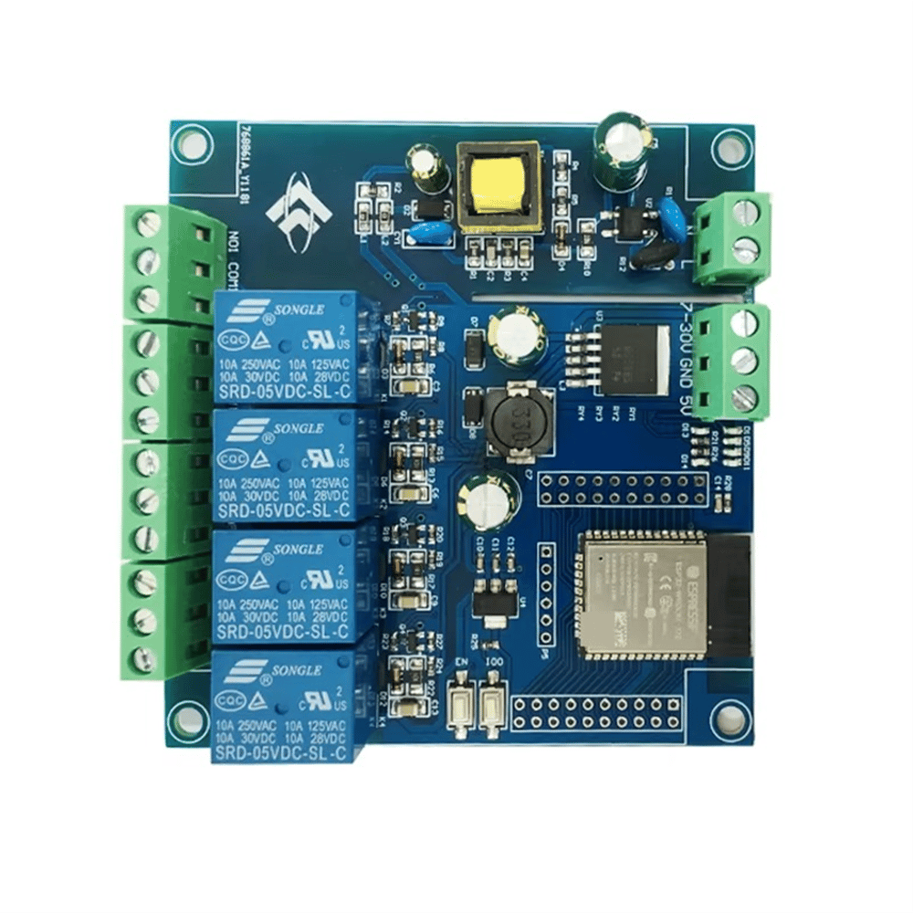 ESP32 WIFI Bluetooth 4 Kanal Röle Kartı