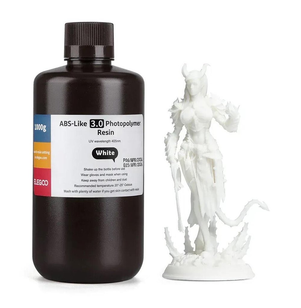 Elegoo ABS Like 3.0 Fotopolimer Reçine 1Kg Beyaz