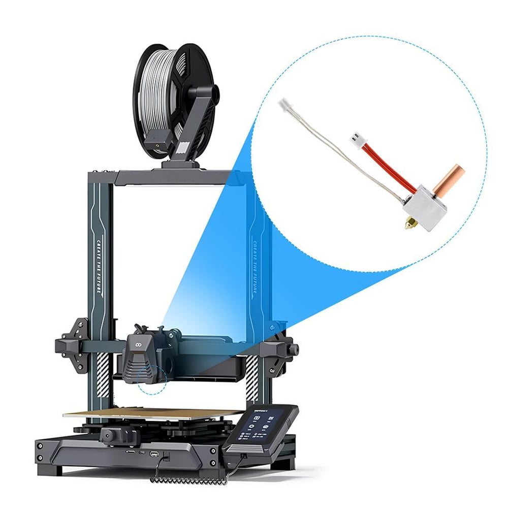 Elegoo Neptune 4 -4 Pro Hotend Seti(Bi Metal Barel)