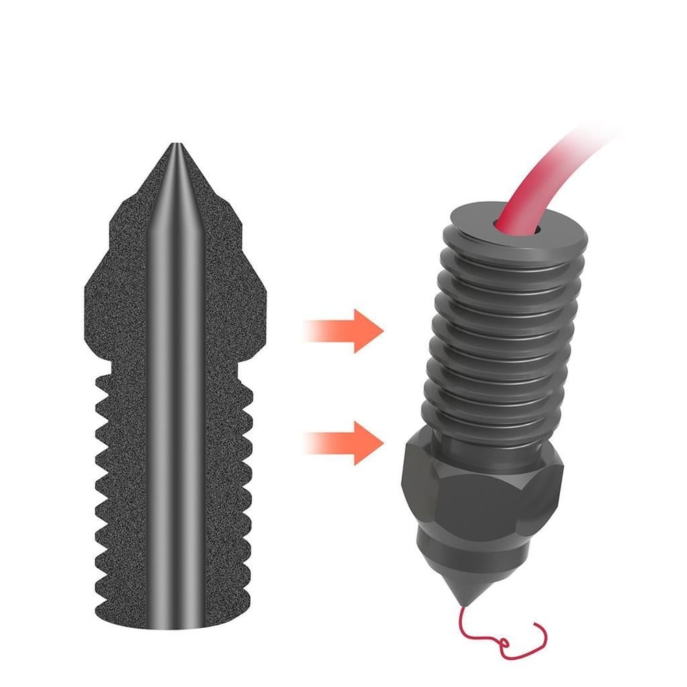Elegoo Neptune 4 -4 Pro Sertleştirilmiş Çelik Nozzle(0.2mm)