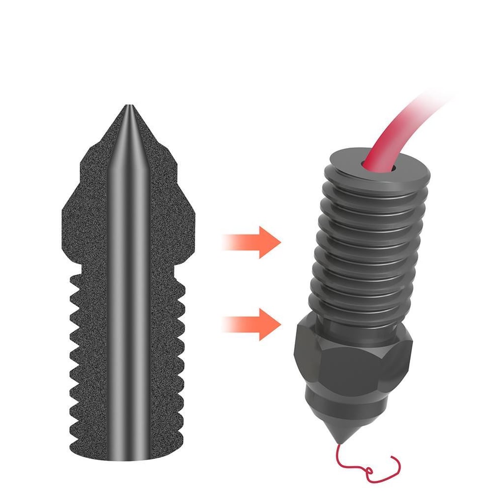 Elegoo Neptune 4 -4 Pro Sertleştirilmiş Çelik Nozzle(1.0mm)