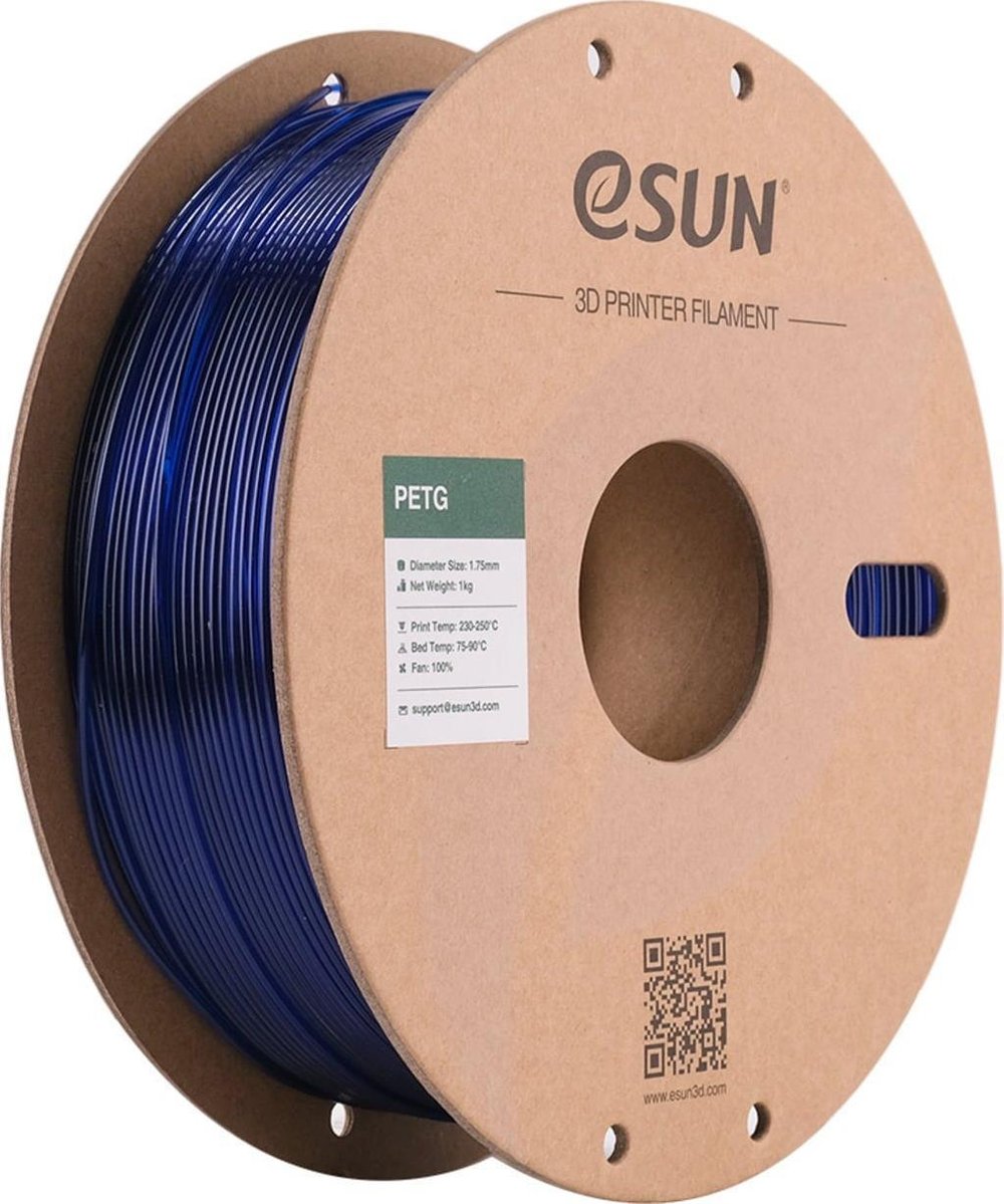 Esun PETG Filament Transparan Mavi 1.75mm 1000gr