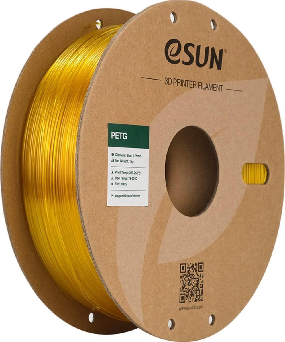 Esun PETG Filament Transparan Sarı 1.75mm 1000gr