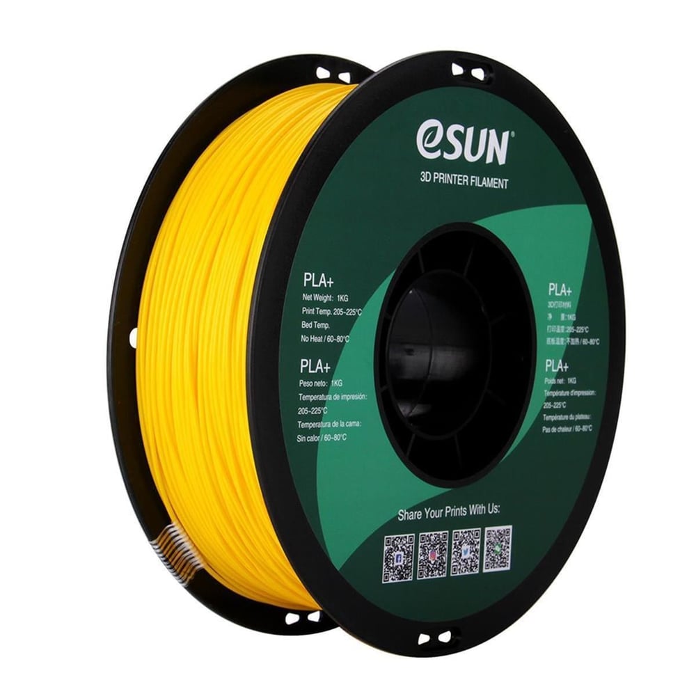 Esun PLA Plus Filament Sarı 1.75mm 1000gr