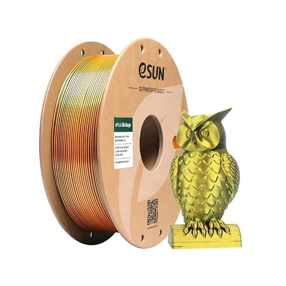 Esun PLA-Silk Magic Filament Siyah-Altın 1.75mm 1000gr