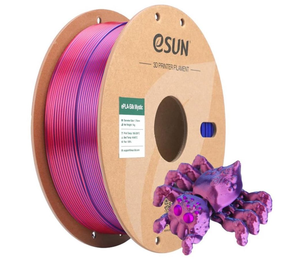 Esun PLA-Silk Mystic Filament Mavi-Kırmızı-Mor 1.75mm 1000gr