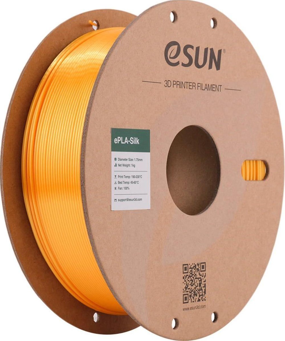Esun Silk Pla+ Filament Koyu Sarı 1.75mm 1000gr
