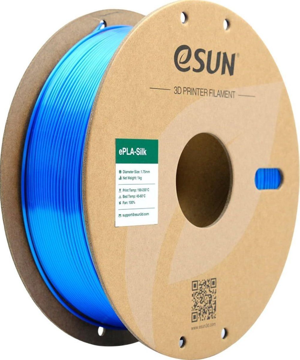 Esun Silk Pla+ Filament Mavi 1.75mm 1000gr