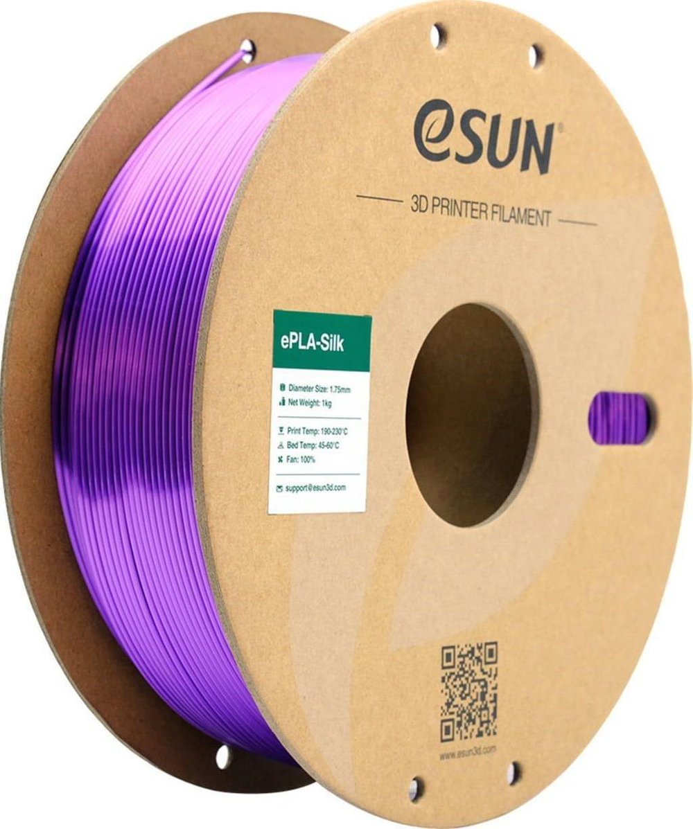 Esun Silk Pla+ Filament Mor  1.75mm 1000gr