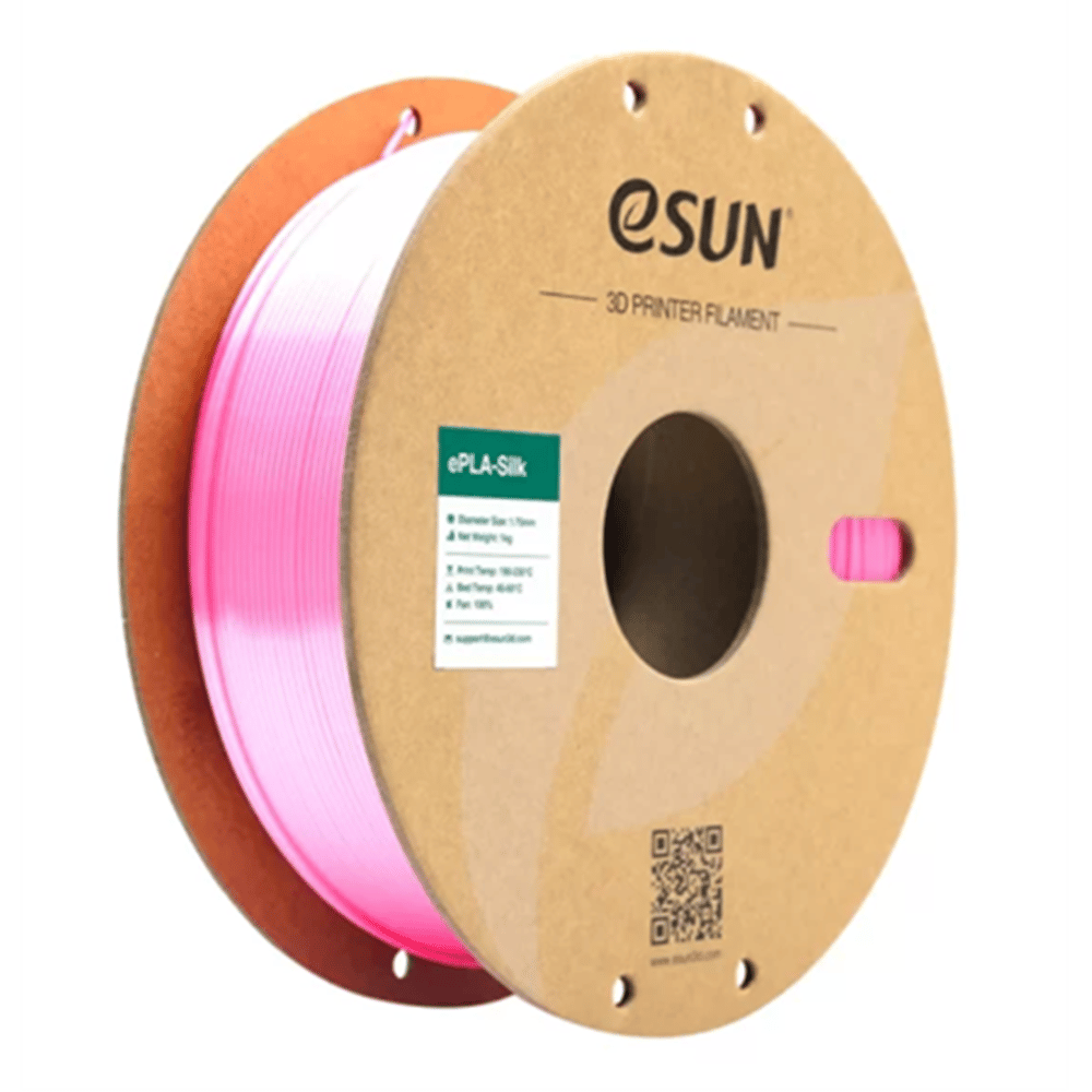 Esun Silk Pla+ Filament Pembe 1.75mm 1000gr
