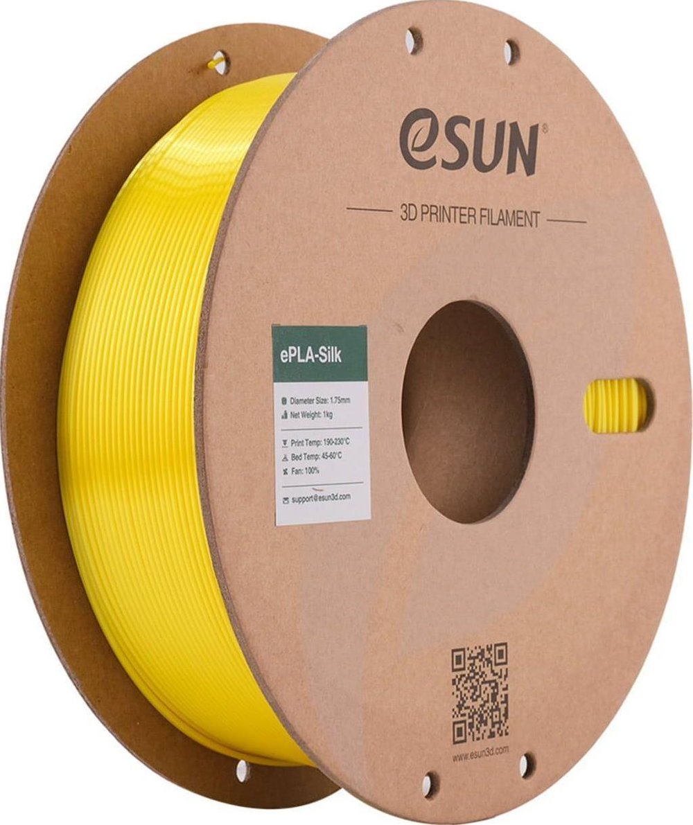 Esun Silk Pla+ Filament Sarı 1.75mm 1000gr
