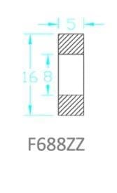 F688ZZ Rulman
