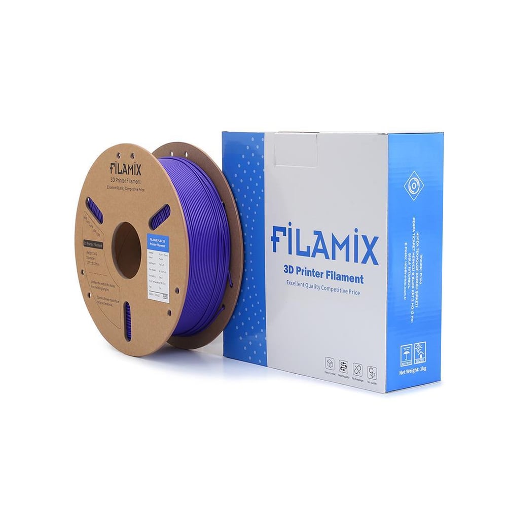 Filamix PLA+ Filament 1.75mm 1Kg (100mm/s) Mor